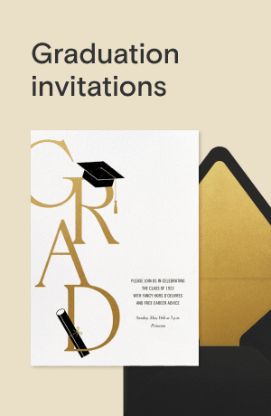 Graduation invitations