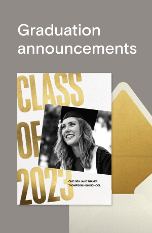 Graduation announcements